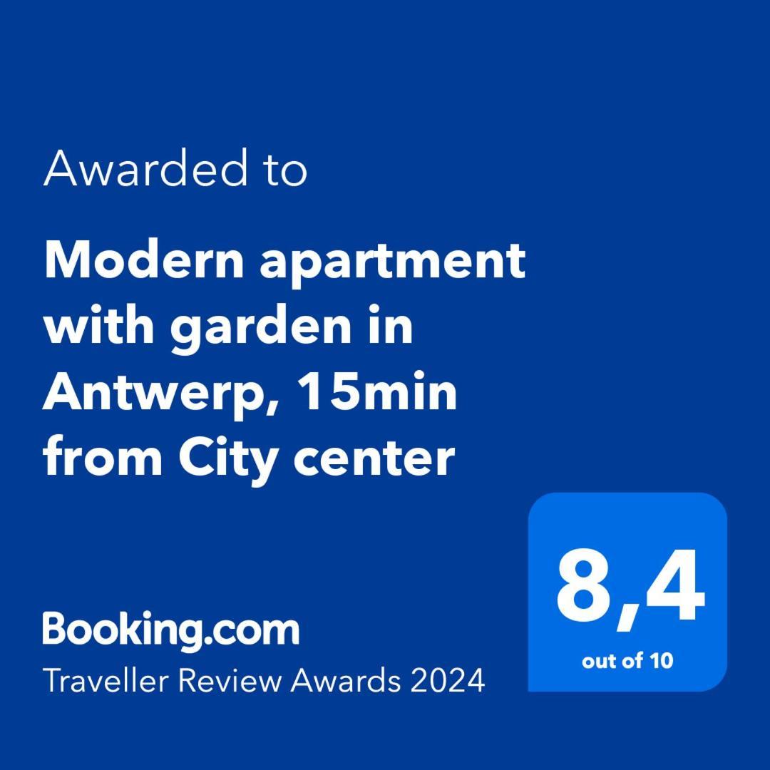 Modern Apartment With Garden In Antwerp, 15Min From City Center מראה חיצוני תמונה